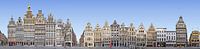 Antwerpen Grote Markt Panorama van Panorama Streetline thumbnail
