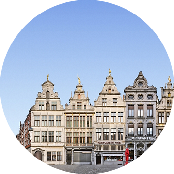 Antwerpen Grote Markt Panorama van Panorama Streetline