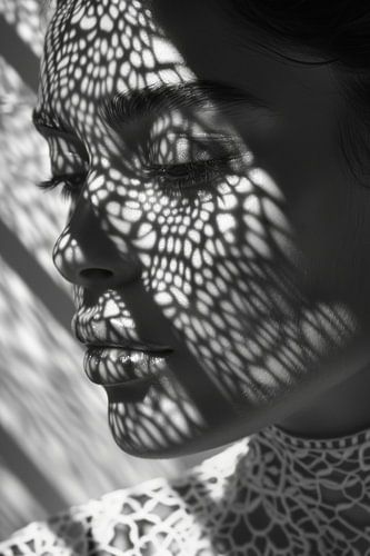 Top light: Portret van een vrouw