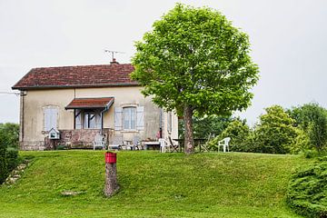 Het huis van de sluiswachter in Bourgondië van Juergen May