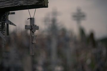 Kruisheuvel in Litouwen van Robert Ruidl