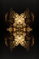 Black gold painting