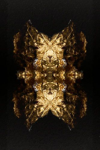 Zwart goud schilderij