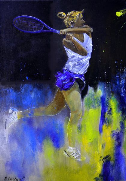 Tennis spielen von pol ledent