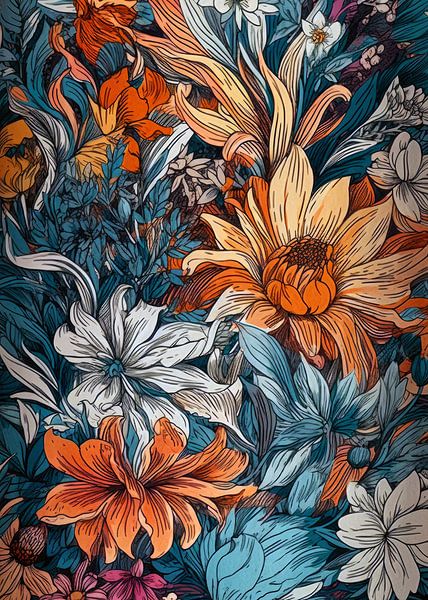 Meadow pattern 65 #nature by JBJart Justyna Jaszke
