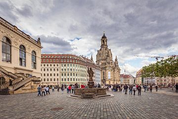 Frauenkirche @ Dresden Altstadt van Rob Boon