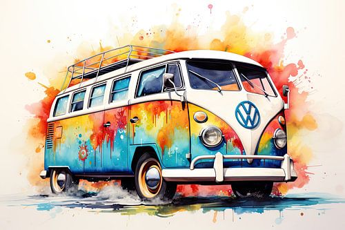 Volkswagen hippie bus