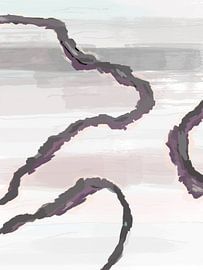 Land Art grau von Ruud Kuijpers