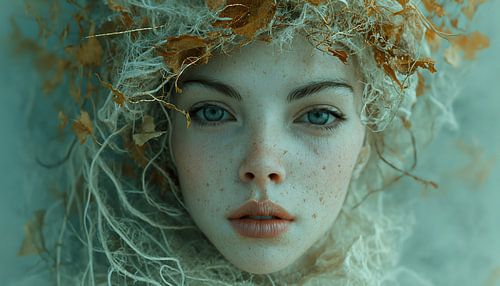 Keltische bosnimf met een vleugje mystiek