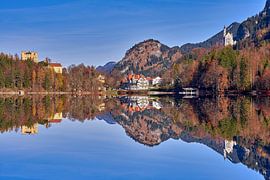 Late autumn at the Alpsee in Hohenschwangau