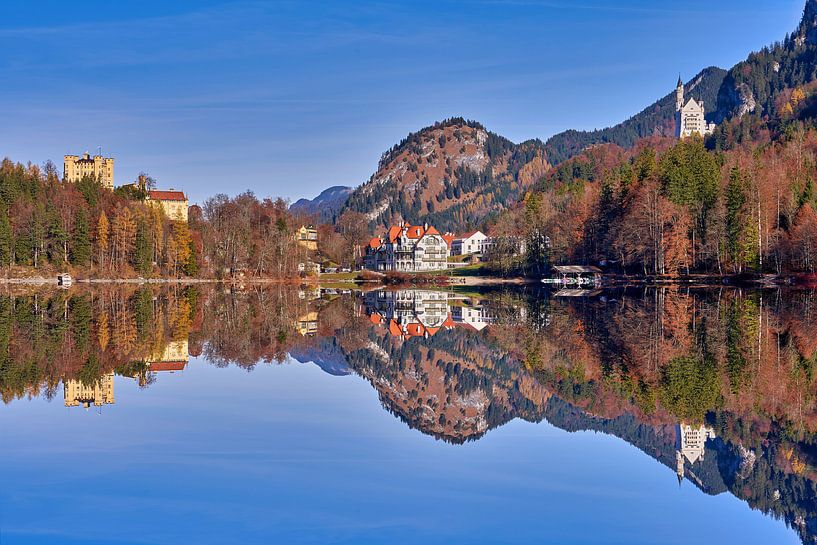 Spätherbst am Alpsee in Hohenschwangau von Einhorn Fotografie