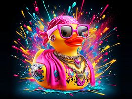 Neon Quark Art No5 von Alexander Fuchs