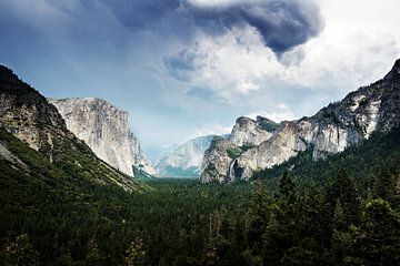 Yosemite National Park Mountains by Walljar