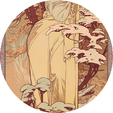 Winter, Alphonse Mucha (Seizoenen serie)