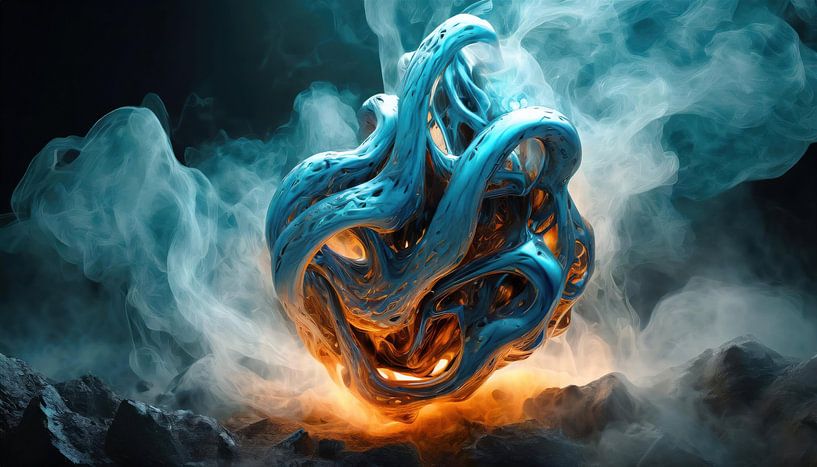 An environment of fire and ice. As AI sees Iceland part 2 by Gerry van Roosmalen