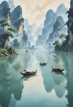 De rivier Li in Guilin