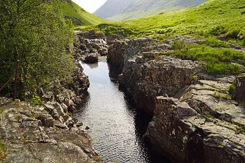 Rivierbedding bij Glen Coe Mountain Resort.