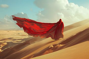 Rood in de woestijn van Bernardine de Laat