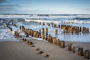 Buhnen am Weststrand von Sylt