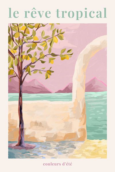 Le Rêve Tropical I by Goed Blauw