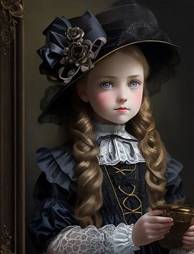 Portret van een pop