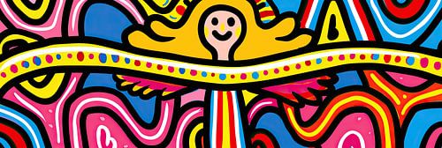 Malerei Merry Bird | Frei wie ein Vogel