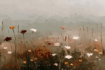 Feld mit Wildblumen von Studio Allee