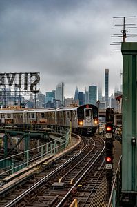 Subway train in New York von Karsten Rahn