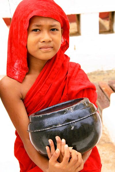 Monk in Myanmar by Gert-Jan Siesling