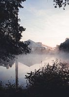 Die ENCI-Fabrik im Nebel