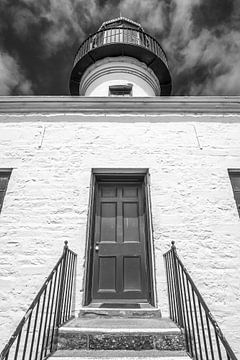 Old Point Loma Lighthouse Monochrome by Joseph S Giacalone Photography