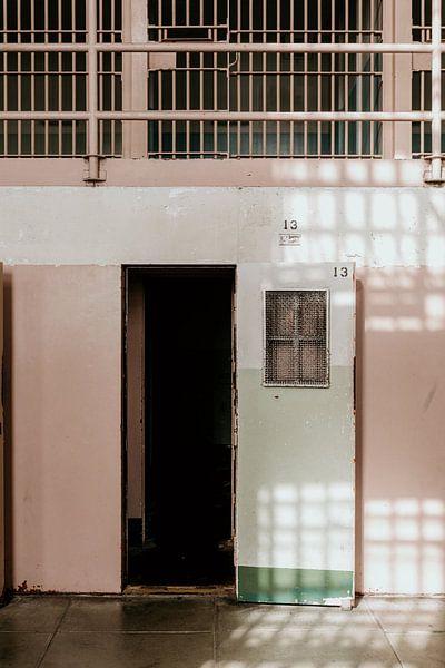 Porte de cellule 13 d'Alcatraz à San Francisco par Moniek Kuipers