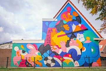 Murals Sluiswijk Deventer StreetArtStreets van N-Joy Pictures