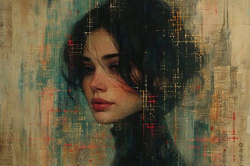 Portrait Femme Texture