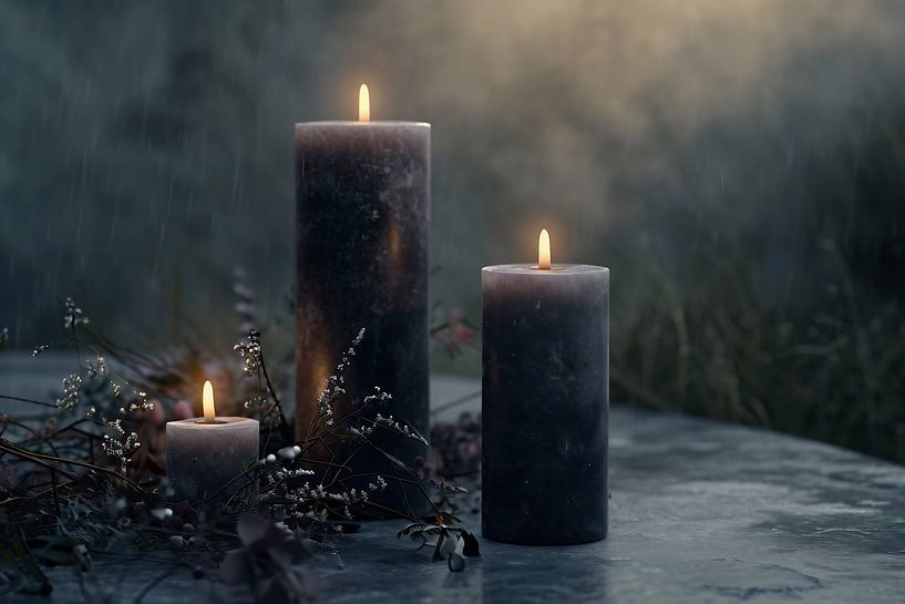 Esthetisch stilleven van fernlichtsicht