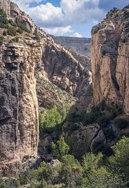 Malerischer Blick auf die Schlucht von Hoz Mala in Teruel, Spanien von PhotoCluster