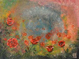 Field full of Roses by Greta Lipman