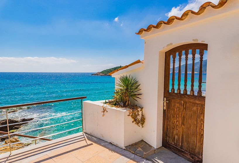 Idyllic sea view to the bay in Sant Elm, Spain Majorca by Alex Winter