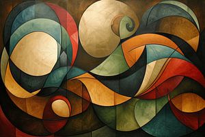 Abstrakter Strudel | Spirale Ästhetisches Rätsel von Kunst Kriebels