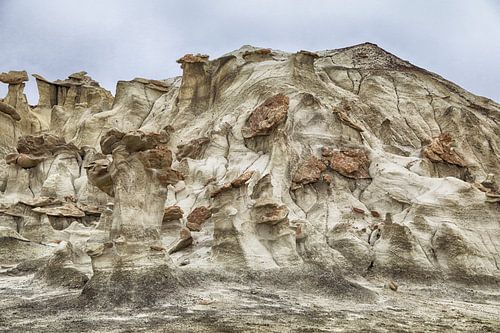 Bisti Badlands in de winter New Mexico, USA