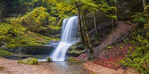 Hasenreuter Wasserfall, Scheidegg, Allgäu, Bayern, Deutschland