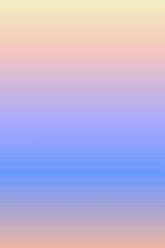 Abstract landschap van zonsondergang of zonsopgang in neonroze en blauw van Dina Dankers