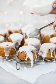 Teacakes met blauwe bessen von Nina van der Kleij