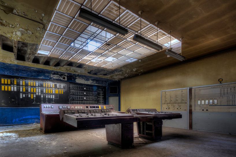 Urbex verlaten en vervallen controlekamer van Henny Reumerman