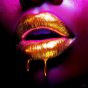 Baiser de la chaleur d'or