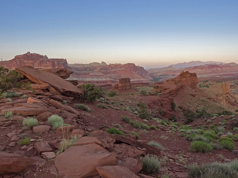 Capitol Reef National Park in the evening light, Utah, USA by Katrin May