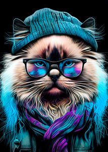 hipster cat Juniper #cat