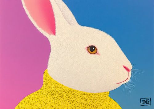 Rabbit portrait | Rabbit Fashion Statement