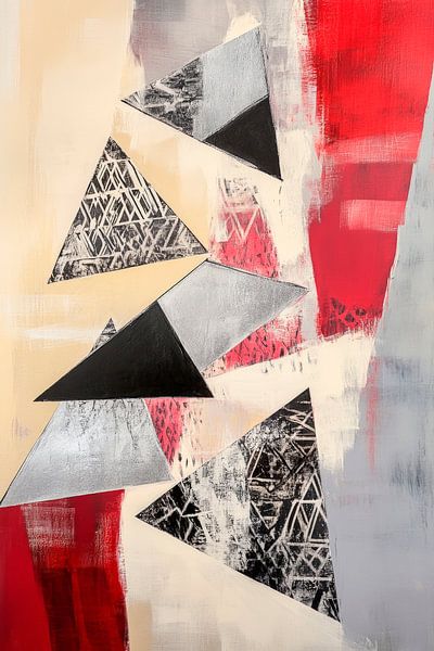 Abstract geometric composition by Poster Art Shop