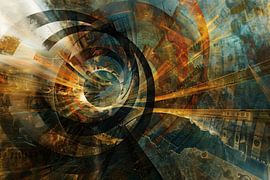 Abstrakter Geldfluss von Art & Soul Creations